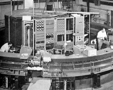 an engineering lab from the Cornellian yearbook, 1958